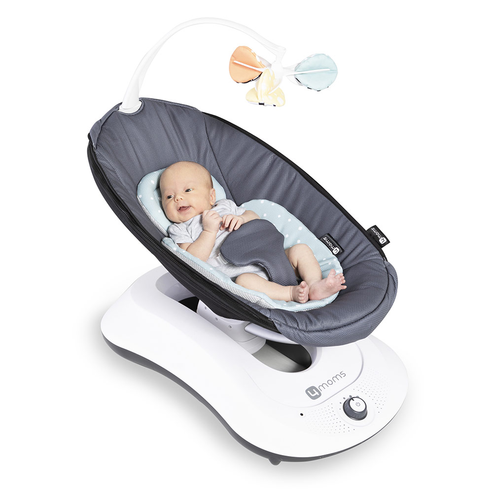 Кресло качалка 4moms rockaroo серебро - 96 фото