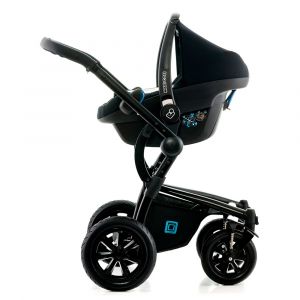 На шасси можно установить автокресло 0+ Cybex, Maxi-Cosi, Kiddy, BeSafe, Nuna и другие совместимые, адаптеры идут в комплекте