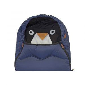 Подкладка под голову в виде пингвина крепится на липучке