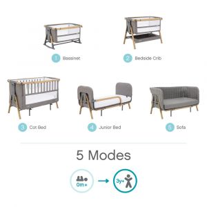 CoZee XL растёт вместе с вашим ребёнком (комплект для трансформации в кровать и диван приобретается отдельно)
