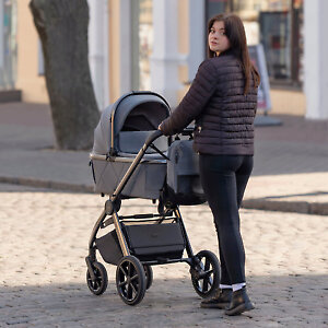 Стильная и функциональная детская коляска для новорожденных