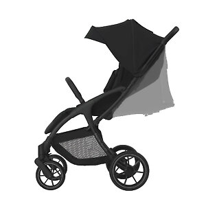 Наклон спинки регулируется рычажком в трех фиксированных позициях