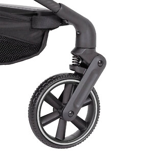 Маневренные передние колеса с амортизаторами