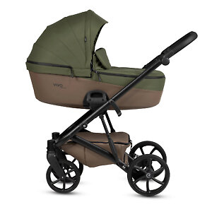 Люлька из комбинации экокожи снизу и ткани сверху