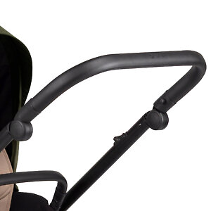 Эргономичная ручка покрытая экокожей регулируется вверх-вниз по высоте