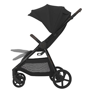 Подножка коляски также регулируется по наклону