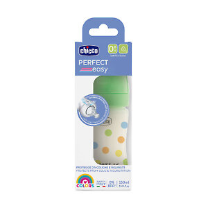 Бутылочка упакована в красочную картонную упаковку