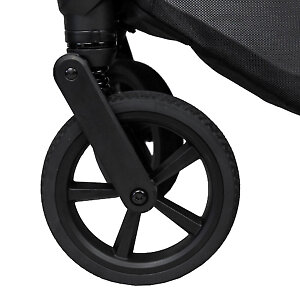 Маневренные передние колеса меньшего диаметра с фиксацией