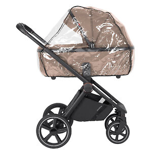 В комплекте фирменный дождевик на люльку и прогулочный блок