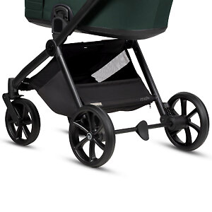 Отличная амортизация, удобный тормоз и вместительная корзина