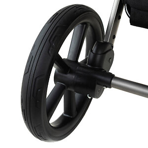 Задние колеса большого диаметра с амортизацией