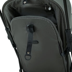 Регулировка наклона спинки производится ременной системой