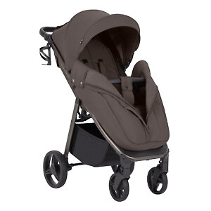 Накидка на ножки расстегивается посередине, облегчая доступ к малышу