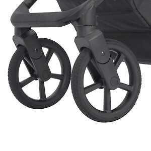 Передние колеса с антишоком и фиксацией в прямом положении для бездорожья