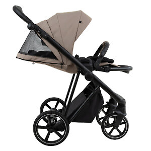 Большой капюшон с сетчатым окном под молнией