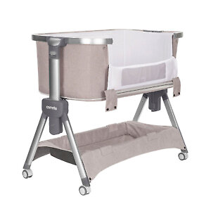 Одна из стенок колыбели опускается, чтобы у вас был удобный доступ к малышу