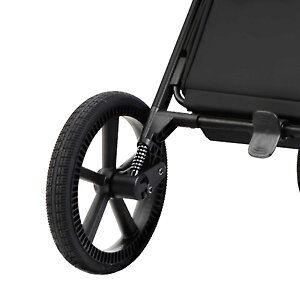 Большие задние колеса с амортизаторами