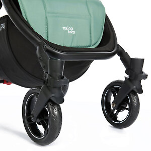 Передние колеса поворотные, с возможностью фиксации