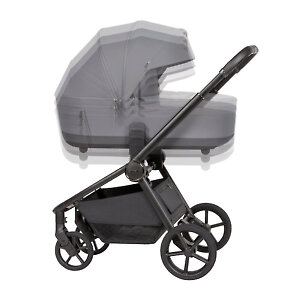 Люлька регулируется по высоте в 3 позициях на встроенных в шасси адаптерах