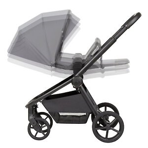 Сиденье регулируется по высоте в 3 позициях на адаптерах встроенных в шасси