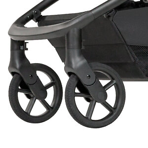 Передние колеса вращаются на 360 градусов, при необходимости их можно заблокировать