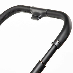 Ручка покрыта экокожей и телескопически регулируется по высоте