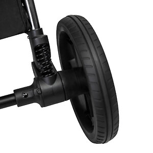 Полноценная пружинная амортизация на задних колесах