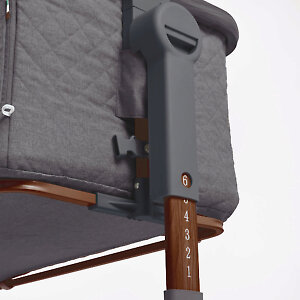 Высота колыбели регулируется в одном из 6 положений