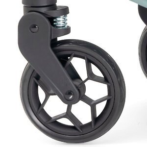 Передние маневренные колеса с пружинной амортизацией