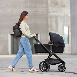 Nuna Triv Lx AS - универсальная всесезонная коляска для новорожденных